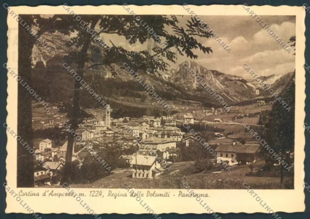 Belluno Cortina D'Ampezzo FG cartolina ZF1805