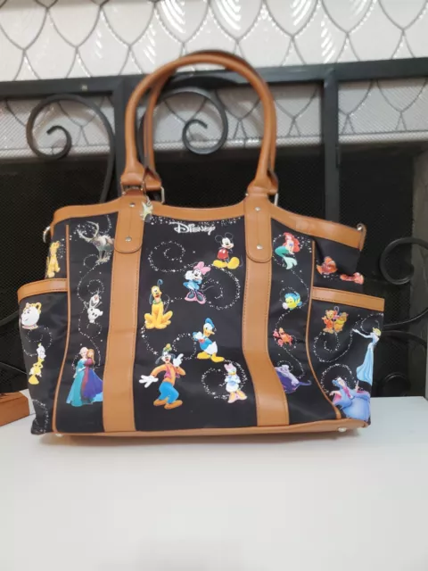 Bradford Exchange Disney "Carry The Magic" Designer-Style Tote Faux Leather Bag