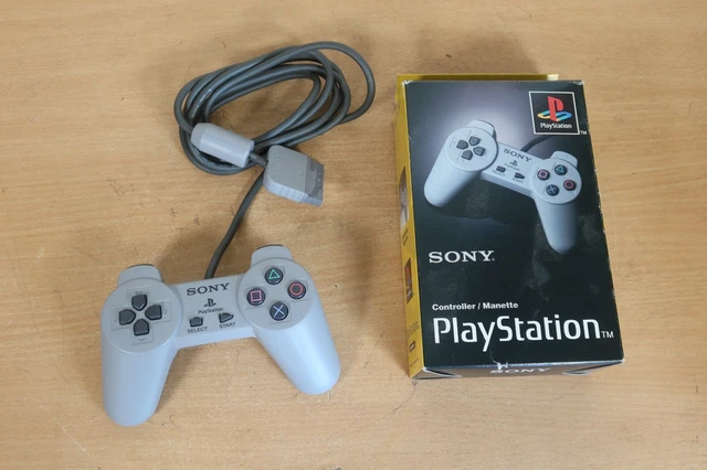 PS1 OFFICIAL SONY Playstation One Controller Genuine Remote BOXED RARE ...
