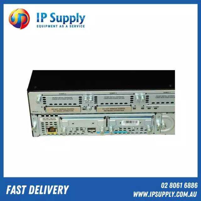 CISCO2911-K9 Intergrated Voice Services Router With Module SM-SRE-700-K9 1YWty 3