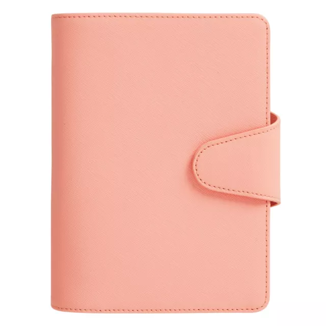 Kikki K Coral Textured Leather Planner Medium - She Shines