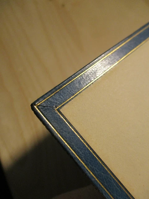 GOETHE Pressendruck JUNIPERUS PRESSE 1924 Leder Handeinband MEISTEREINBAND 6