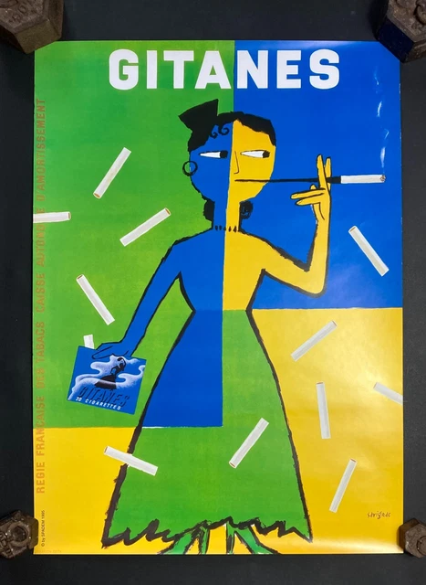 Affiche Ancienne Originale Savignac Pour BIC – 1982, Musée De L'affiche, Format 64x45 Cm