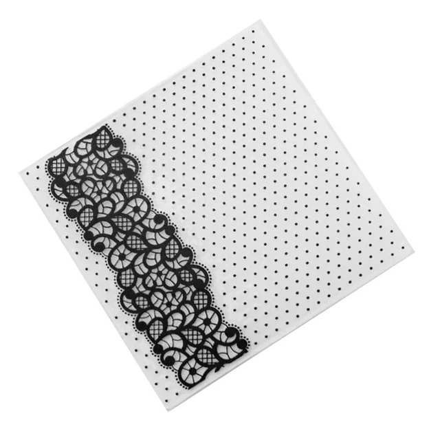 Tarjetas de papel en relieve plantilla de flores carpeta troqueles de corte plantilla perlada