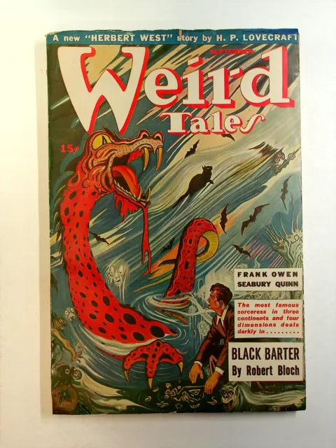 Weird Tales Pulp 1st Series Vol. 37 #1 VG+ 4.5 1943