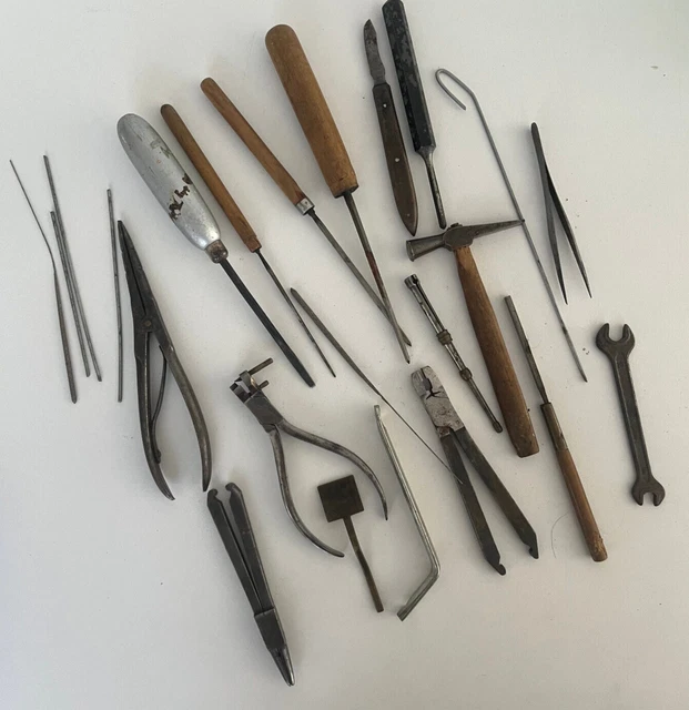 Ancien outils d'Horloger-Watchmaker tool- Horlogerie - Boite 1