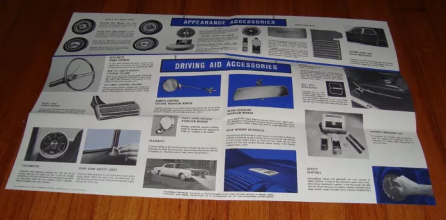 Original 1966 Oldsmobile Accessories Sales Brochure Toronado F-85 Cutlass 442 2