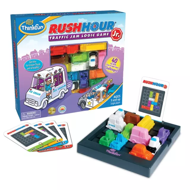 Thinkfun Rush Hour Junior - Traffic Jam Logic Brain Challenge Game and Stem Toy 2
