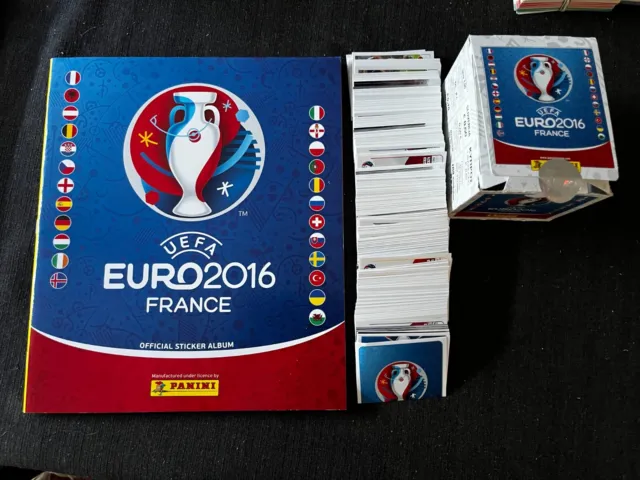 Complete Set Sticker Panini Euro 2016 + Empty Album Vide Version Allemagne Mint 2