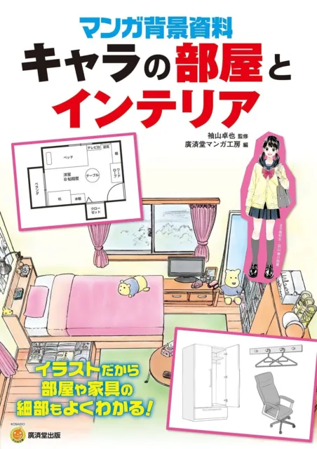 Come disegnare uno sfondo Manga, una stanza e un interno del libro di...