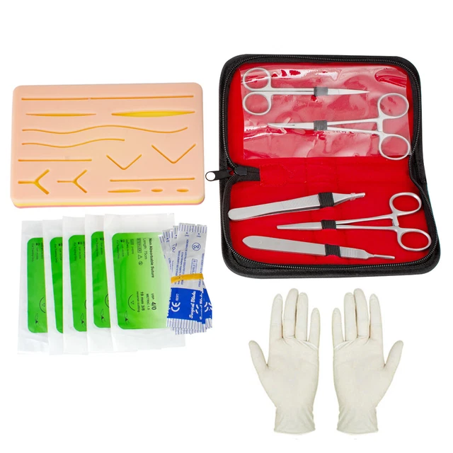 MEDICAL SURGICAL SUTURE Practice Kit Training Model Suturing Tool