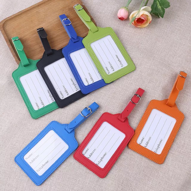 Unisex Travel Luggage Tags ID Name Address Tag Labels For Suitcase Bag Baggage