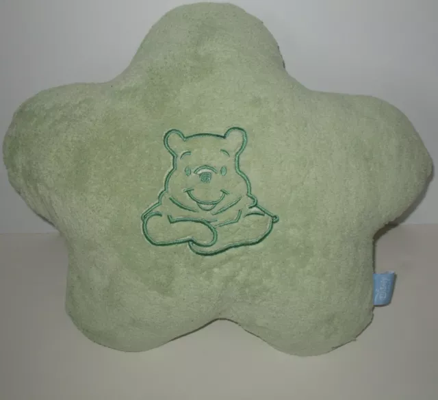 Disney Baby Winnie the Pooh Cushion Star Shaped Throw Pillow Cushion Green WTP
