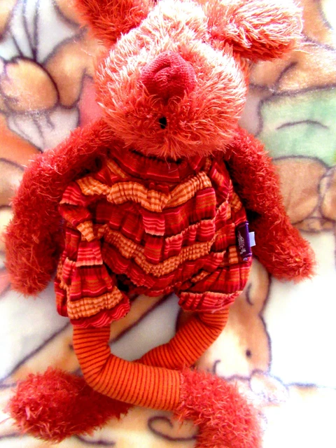 doudou peluche moulin roty chien rouge 42cm
