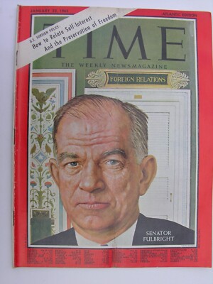 TIME MAGAZINE January 22 1965 William Fulbright Ornette Coleman Rosemary Harris 