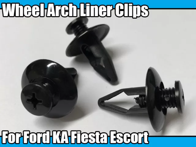 10x Laufauskleidung Stoßstange Kotflügel Clips für Ford KA Fiesta Escort Galaxy