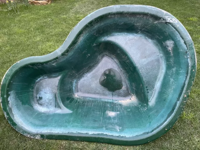 Fibreglass Garden Pond 2m Long By 1.4 M Wide At Widest Point And 0.5 M Deep