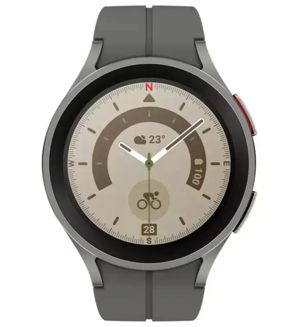 Samsung Galaxy Watch 5 Pro 45mm Titanium ( NOT LTE ) - Grey, BRAND NEW