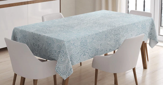 Ambesonne Victorian Tablecloth Table Cover for Dining Room Kitchen