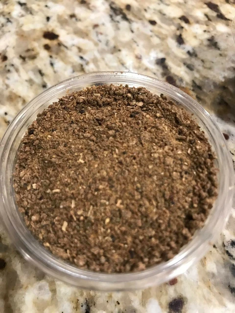 1 (12 oz)cup (.75 lb) RAPID GROWTH High Protein Fish Fry Food With Spirulina mix