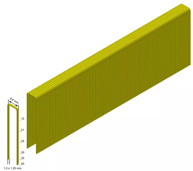 Prebena Heftklammern H35CNKHA - neue VPE 3.100 Stück (7,45 EUR/1000 Stück)