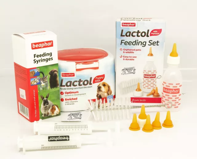 Deluxe With Lactol Puppy Milk 250 or 500g Warwick Whelping Boxes Kit