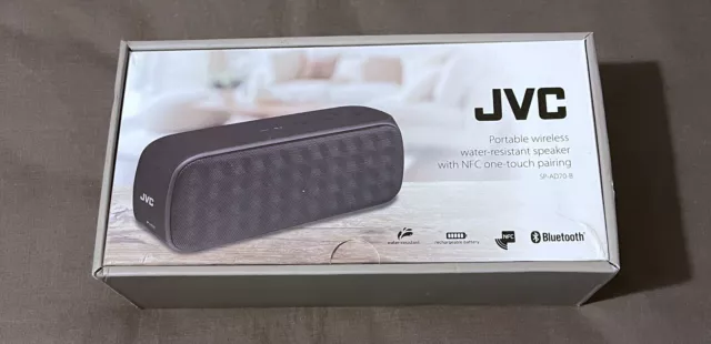 JVC SP-AD70-B Portable Bluetooth Wireless Speaker - Black