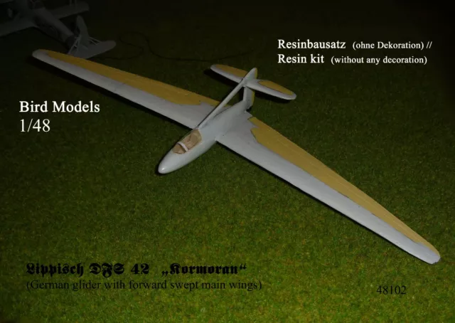 Lippisch DFS 42  "Kormoran"      1/48 Bird Models Resinbausatz / resin kit