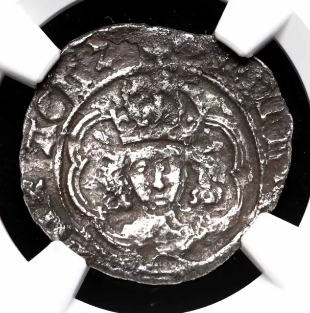 ENGLAND. HENRY VII. 1485-1509, Archbishop Morton, Silver Halfgroat, NGC ...