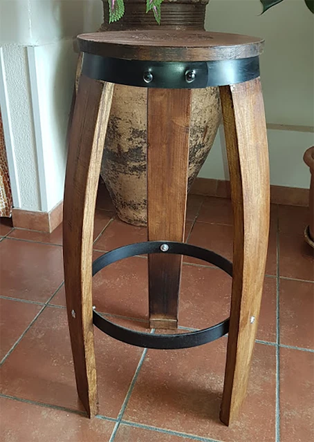 Tabouret de bar en chêne naturel 65 cm NY11 - NORR11