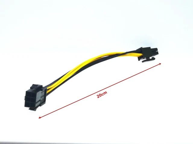 1x 6-pin to 6-pin PCI Express Power Converter Cable for GPU Video Card PCIE