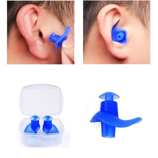 Hypo-allergenic Waterproof Plug Diving Earplugs Swimming Ear Protection Spiral