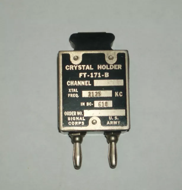 ONE crystal FT-171-B  2125 KC 2145 KC 2155 KC 2220 KC or 3202.5 KC