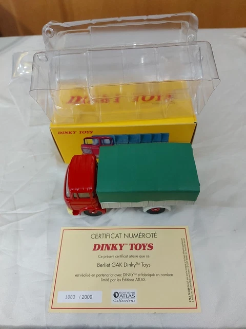 JOLI Nice RARE TOP ! DINKY TOYS 1:43 BERLIET GAK BACHE N