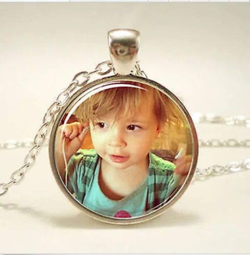 Personalized Photo Pendants Custom Necklace Loved One Gift for Family Member