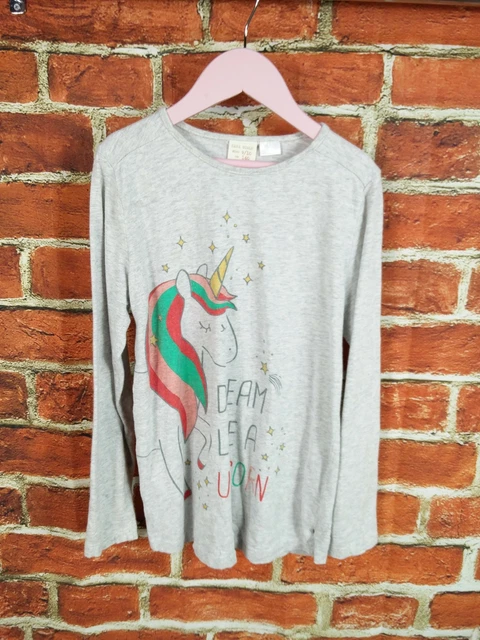 Magliette Unicorno Manica Top Ragazze Età 9-10 Anni Joule Next Zara Ecc 140Cm 3