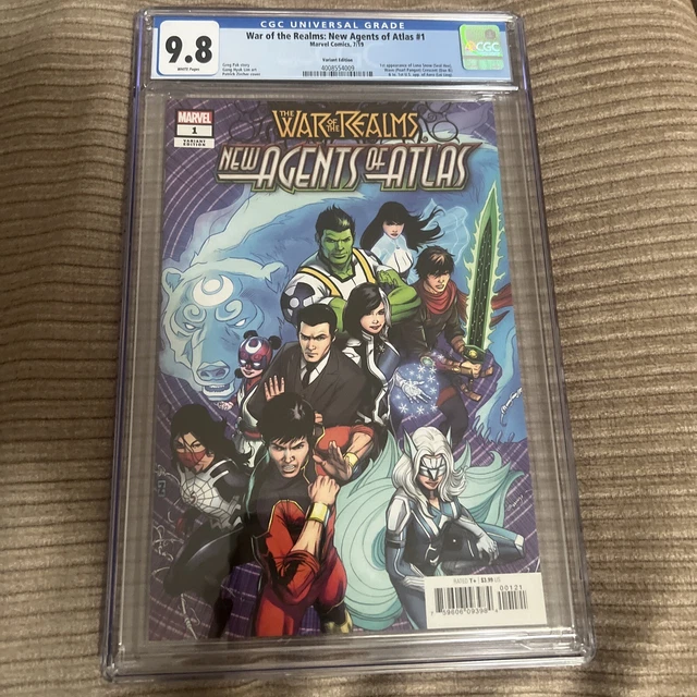 War of the Realms New Agents of Atlas #1 CGC 9.8 1:50 Zircher Variant 1:50 NM/M
