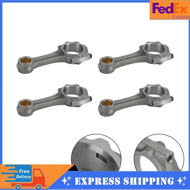 4Pcs Bielle Pour Kubota Bobcat V2403 V2203 Tracteur L3940DT Moteur 17311-22010