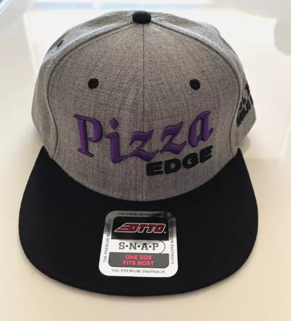 Pizza Edge Navajo Nation Baseball Hat Cap Gray Embroidered Snapback Otto OSFM