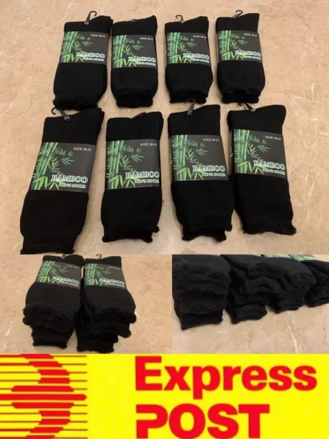 8 Pairs Men’s Heavy Duty Bamboo Work Socks Extra Thick Warm AU Stock,Express