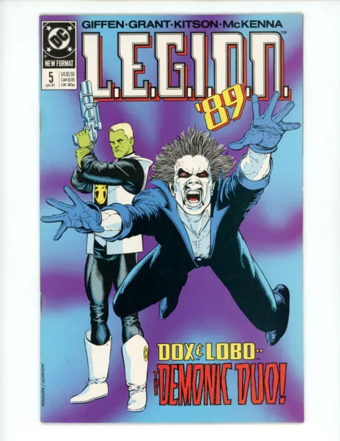 Legion #5 1989 VF- Keith Giffen 1st Series Comic Book DC Kevin Maguire Comics