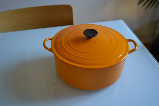 Le Creuset Cocotte Ronde Signature 20cm - Fonte Émaillée Blanche - Cuisson Lente Et Rôtis Cocotte Fonte émaillée 20cm Signature