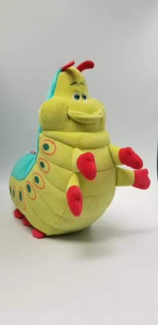 DISNEY STORE A BUG'S LIFE HEIMLICH PLUSH 12 " PIXAR caterpillar butterfly