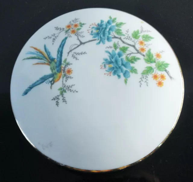 Ancienne Bonbonniere Vide Poches Porcelaine De France Limoges Signee Art Deco 2