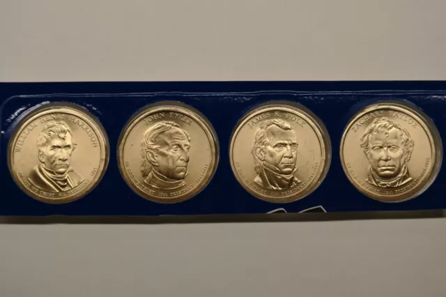 2009 P Presidential Dollars BU from Satin Finish Mint Set, 4 coin lot