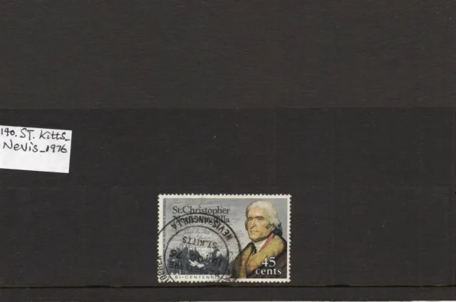 (1140) St Christopher/Nevis - 1976 The 200th Anniversary of the Independence UH