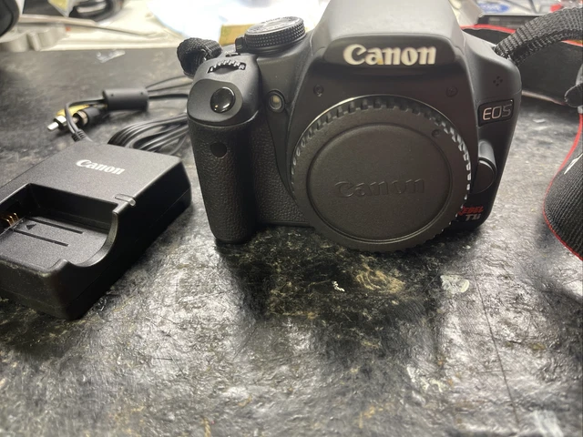 Canon EOS Rebel T1i / 500D 15.1MP Digital SLR Camera - Black (Body W Bag)