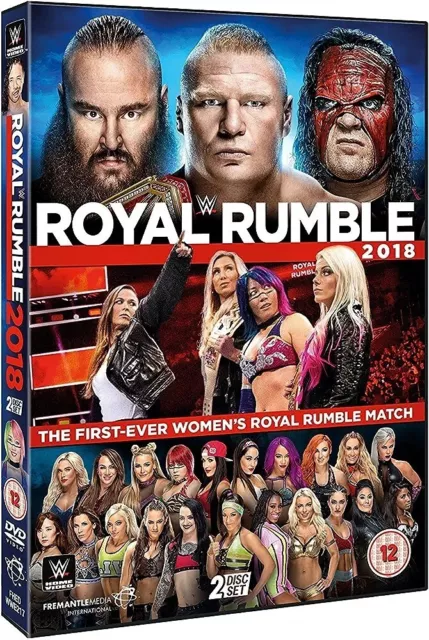 Wwe Royal Rumble 2018 Dvd Brand New Sealed Region 2 & 5 Brock Lesner Kane