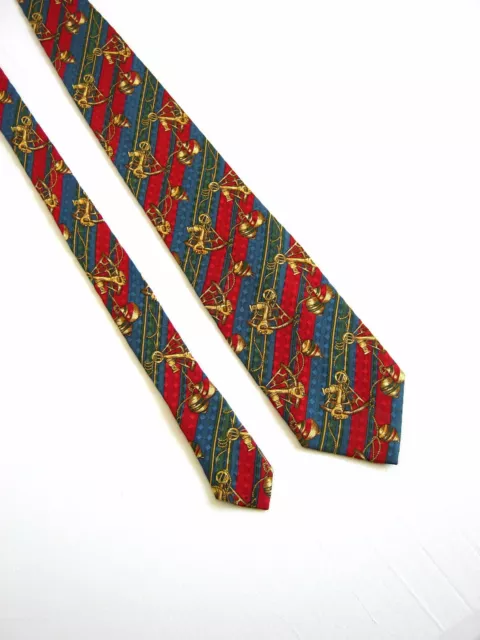 Calabrese Naples Made IN Italy Cravate Original 100% en Soie