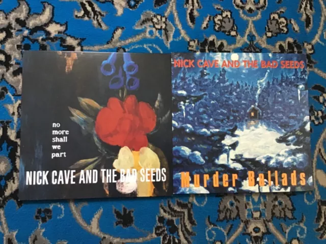 Nick Cave and the Bad Seeds 2 album vinyl No More Shall We Part Murder Ballads